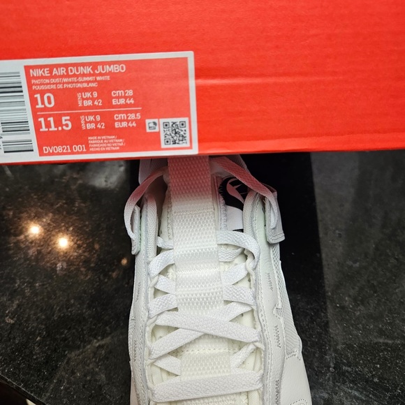 Sz Various Nike Dunk jumbo game  NWB white - Picture 12 of 12